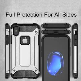 Ekstra beskyttende cover til iPhone X / XS - Sølv