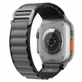 Apple Watch Ultra nylon Loop rem - Sort/Grå