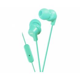 JVC in-ear høretelefoner med fjernbetjening og mikrofon - Mintgrøn