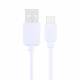  Haweel hårdført USB til Micro USB kabel i sort eller hvid
