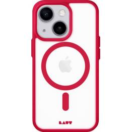 Se HUEX PROTECT iPhone 14 Max 6.7" cover - Red hos Mackabler.dk