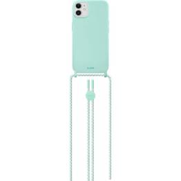 Se HUEX PASTELS (NECKLACE) iPhone 12 Mini cover - Spearmint hos Mackabler.dk