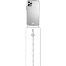 Se CRYSTAL-X (NECKLACE) iPhone 12 Pro Max cover - Ultra Gennemsigtig hos Mackabler.dk