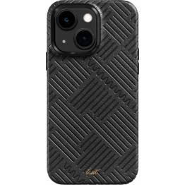 MOTIF iPhone 14 Max 6.7" cover - Sort (Stripes)
