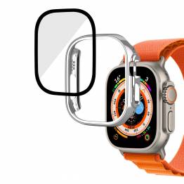 Apple Watch Ultra cover med beskyttelsesglas - 49mm - Sølv