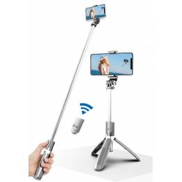 Selfie stang 3-i-1 med tripod og fjernbetjening