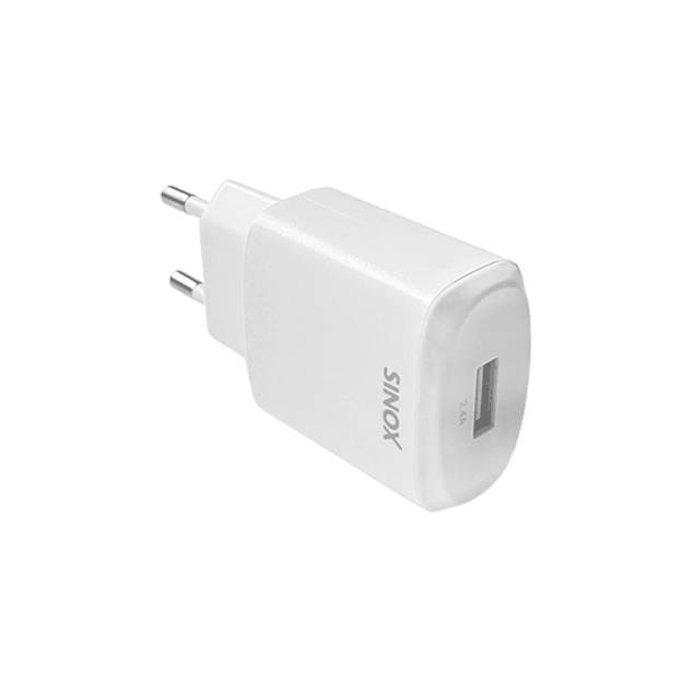Sinox One USB-A oplader - 12W - Hvid