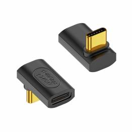 USB-C adapter med vinkel - 240W / 40Gbps / 8K