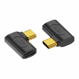 USB-C adapter med L-vinkel - 240W / 40Gbps / 8K