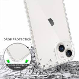  Beskyttende iPhone 15 cover - Gennemsigtig