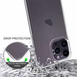  Beskyttende iPhone 15 Pro Max cover - Gennemsigtig