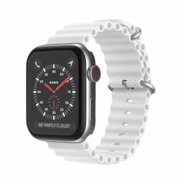Dux Ducis Ocean silikone rem til Apple Watch 38/40/41mm - Hvid