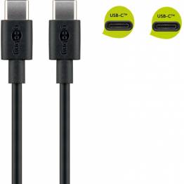  USB-C data- og opladningskabel 60W fra Goobay - 1m - Sort