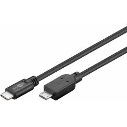  Goobay USB-C til MicroUSB kabel - 60 cm