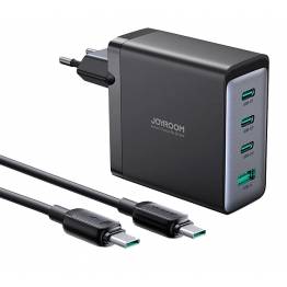 Joyroom GaN 4-port USB-C/USB 100W PD Mac oplader med 1,2m USB-C kabel