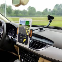  iPad / tablet holder til bilens forrude - 12-22cm - Sort/grå