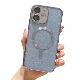 iPhone 11 MagSafe Glitter cover - Blå