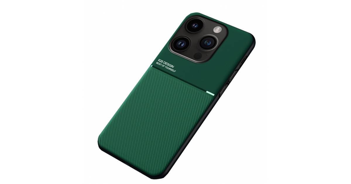iPhone 15 Pro Max cover fra IQS Design - Grøn
