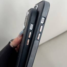  iPhone 13 Pro MagSafe cover i brunt læderlook