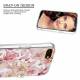 Beskyttende iPhone 7/8/SE 20/22 cover med fingerring - Pink gardenia