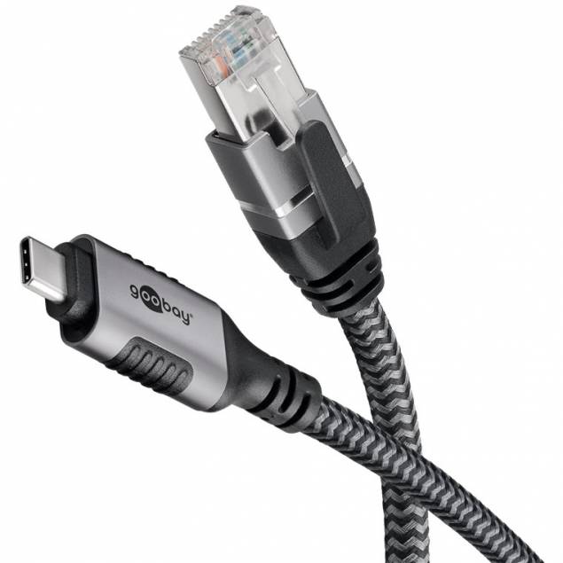 Goobay USB-C 3.1 til RJ45 Ethernet netværkskabel - 1Gbit/s - 2m