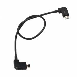 Se Micro USB til Micro USB kabel til DJI MAVIC PRO & SPARK droner - 30 cm hos Mackabler.dk