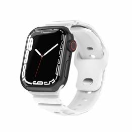 Sport silikone rem til Apple Watch 42/44/45/49mm - Hvid