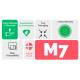 M7 hårdført Mac / iPhone / USB-C PD 100W opladningskabel - hvid - 2m
