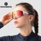 RockBros polariseret cykelbrille m etui og ramme til linser med styrke - Hvid