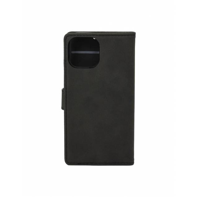 iPhone 12/12 Pro cover med kortholder - med Spænde Sort