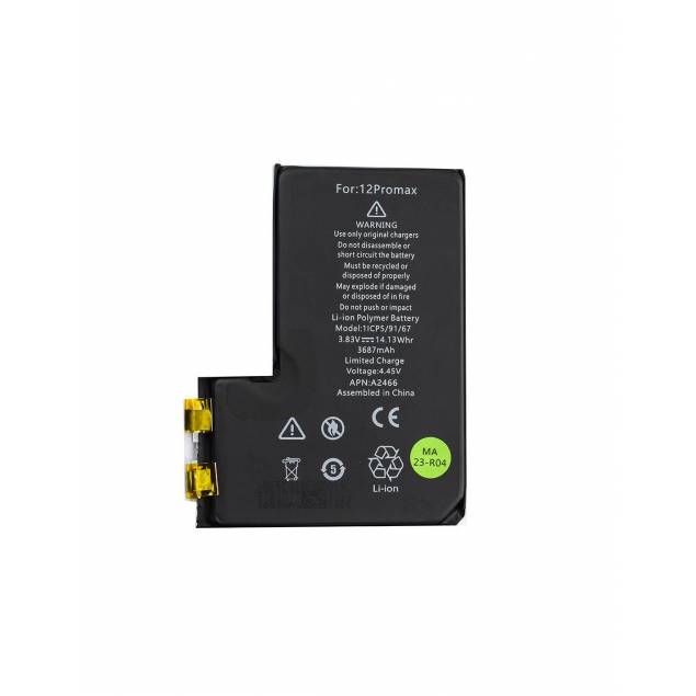 iPhone 12 Pro Max Batteri - Uden Printplade - OEM Kvalitet