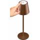 Genopladelig og vandtæt bordlampe med touch control - Bronze