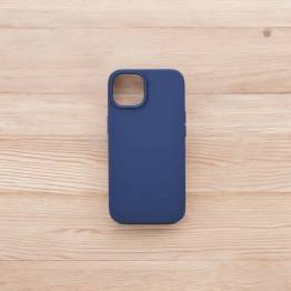  iPhone 14 silikone cover - Mørkeblå