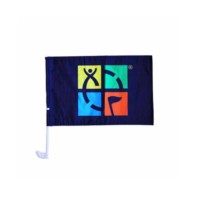 Geocaching flag til bilen - 45 x 30 cm