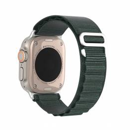  Apple Watch Ultra nylon Loop rem 42/44/45/49mm - Mørkegrøn