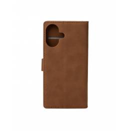 iPhone 16 Wallet cover - brun