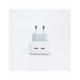  35W dobbelt USB-C oplader med 1x USB-C til Lightning kabel - 2m