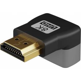  Goobay HDMI hun til HDMI han med 90 grader vinkel - 8K@60Hz