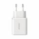 Joyroom Dual iPhone/iPad USB QC3.0 og USB-C PD oplader - 30W - Hvid