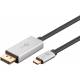 Goobay 8K/60Hz USB-C til Displayport kabel - 2m