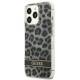 Guess GUHCP13LHSLEOK iPhone 13 Pro / 13 grå hardcase Leopard