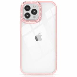 Kingxbar Sparkle Series iPhone 13 Pro Max med krystaller cover - pink