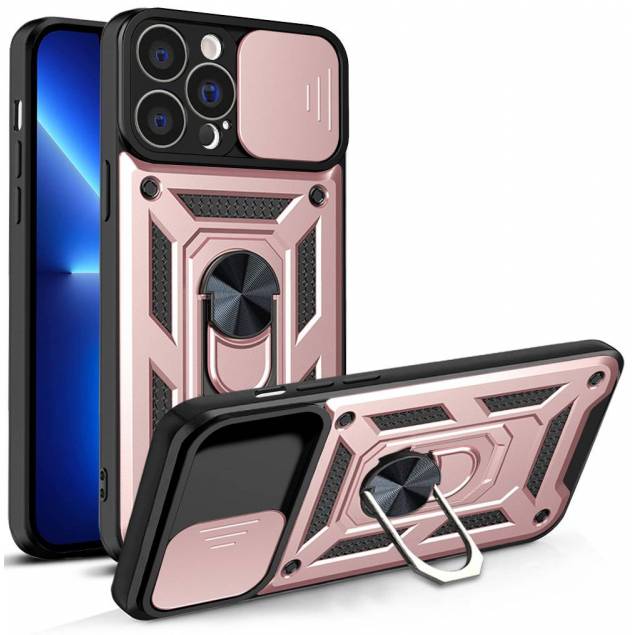 Hybrid Armor Camshieldcover til iPhone 13 Pro Max