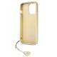 Guess iPhone 13 Pro / 13 brun / brun hardcase 4G Charms Collection