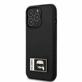  Karl Lagerfeld iPhone 13 Pro / 13 sort hardcase Ikonik Patch