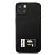 Karl Lagerfeld iPhone 13 sort hardcase Ikonik Patch