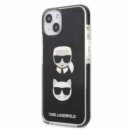  Karl Lagerfeld iPhone 13 hardcase sort Karl&Choupette Head