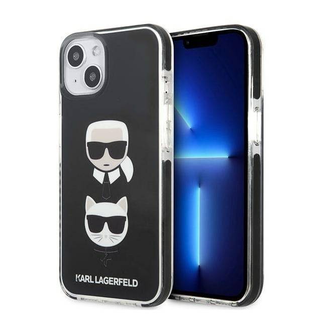 Karl Lagerfeld iPhone 13 mini hardcase sort Karl & Choupette Head