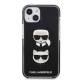 Karl Lagerfeld iPhone 13 mini hardcase sort Karl & Choupette Head