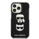 Karl Lagerfeld iPhone 13 Pro Max hardcase sort Karl&Choupette Head